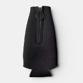 Ze vond haar Boo Zwarte Halloween Bruiloftsborrel Flesjeskoeler (Achterkant)