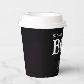 Ze vond haar Boo Zwarte Halloween Bruiloftsontvang Papieren Bekers (Rechts)