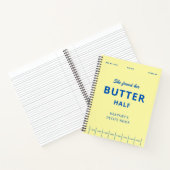 Ze vond haar boter half bruiloftsrecept notitieboek (Binnen)