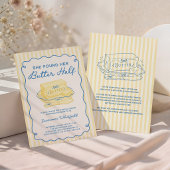 Ze vond haar boterhalf coquette bruiloftsfeest kaart