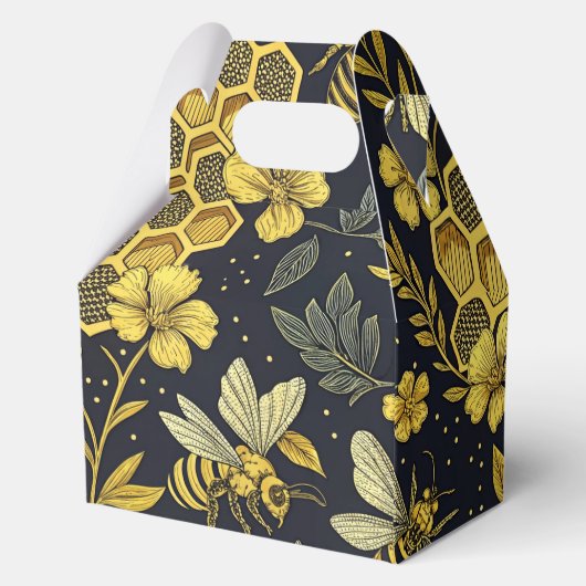 Ze vond haar bruidsfeest Honey  Bedankdoosjes (Achterkant)