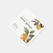 Ze vond haar bruidsfeest Main Squeeze Servet (Hoek)