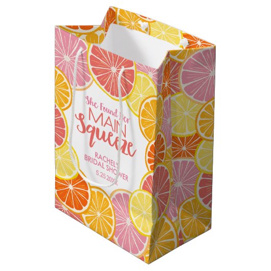 Ze vond haar bruidsfeest medium cadeauzakje (Voorkant Gekanteld)