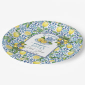 Ze vond haar bruidsfeest met Main Squeeze Papieren Bordje (Gekanteld)