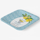 Ze vond haar bruidsfeest Shower Papieren Bordje (Gebogen)