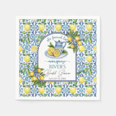 Ze vond haar bruidsfeestje 'Main Squeeze' Servet (Voorkant)