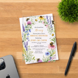 Ze vond haar bruidsmeerderegen van Honey Wildflowe Acryl Uitnodigingen