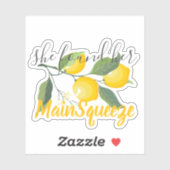 Ze vond haar bruidsmeisjebruiloft sticker (Vel)