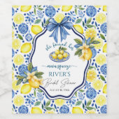 Ze vond haar bruidsmeisjes bruiloft feest wijn etiket (Enkel label)