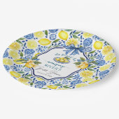 Ze vond haar bruidsmeisjes bruiloft papieren bordje (Gekanteld)