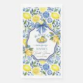 Ze vond haar bruidsuitnodiging voor de bruidschrob servet (Voorkant)