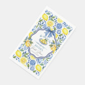 Ze vond haar bruidsuitnodiging voor de bruidschrob servet (Hoek)