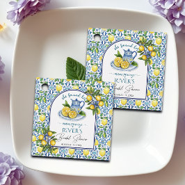 Ze vond haar bruidsuitnodiging voor de Main Squeez Bedankjes Labels