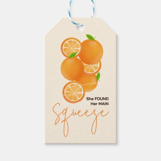 Ze Vond Haar Bruiloft Bruiloftsfeest Cadeaulabel (Voorkant)