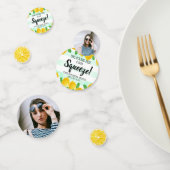 Ze vond haar bruiloft lemon bruidsshower confetti (Groep)