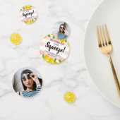 Ze vond haar bruiloft lemon bruidsshower confetti (Groep)