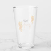 Ze Vond Haar Bruiloft Uitnodiging Glas (Achterkant)