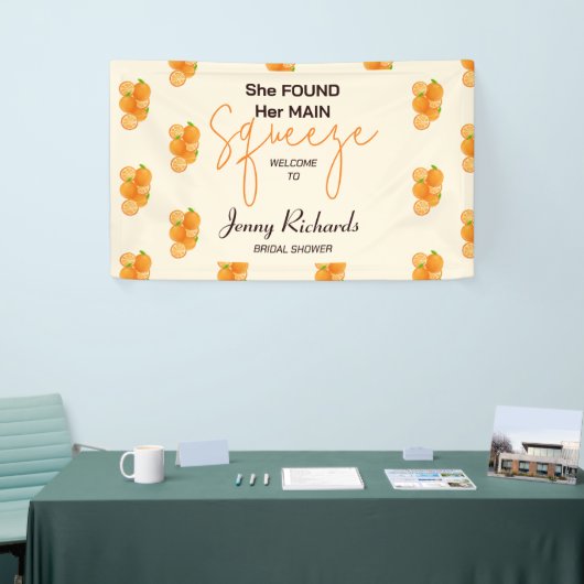 Ze Vond Haar Bruiloft Uitnodiging Spandoek (Beurs)