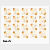 Ze Vond Haar Bruiloft Uitnodiging Vierkante Sticker (Vel)