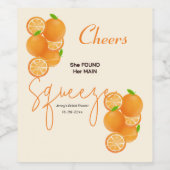 Ze Vond Haar Bruiloft Uitnodiging Wijn Etiket (Enkel label)