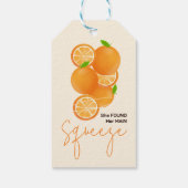 Ze vond haar droom bruiloft feest cadeaulabel (Achterkant)