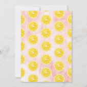 Ze vond haar droomman Lemon Bruiloftsuitnodiging Bedankkaart (Achterkant)