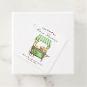 Ze vond haar grote liefde Citroen Bruiloftsborrel Bedankjes Labels (In situ)