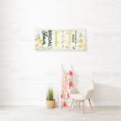 Ze vond haar grote liefde Elegante Bruidschapsfees Spandoek (Insitu)