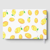 Ze vond haar grote liefde Lemon Bruidsmeisjesfeest Gastenboek (Achterkant)