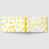 Ze vond haar grote liefde Lemon Bruidsmeisjesfeest Gastenboek (Volledig)