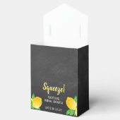 Ze vond haar grote liefde Lemon Bruiloftsborrel Bedankdoosjes (Geopend)