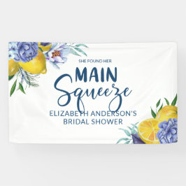 Ze vond haar grote liefde Lemon Bruiloftsborrel Spandoek