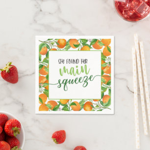 Ze vond haar grote liefde Oranje Bruidsfeest Servet