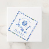 Ze vond haar Honey Blue Griekenland Bachelorette Bedankjes Labels (In situ)