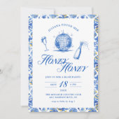 Ze vond haar Honey Blue Griekenland Bachelorette Kaart (Voorkant)