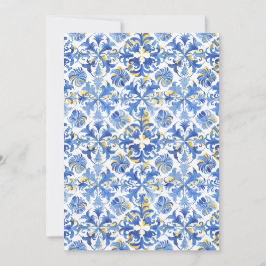 Ze vond haar Honey Blue Griekenland Bachelorette Kaart (Achterkant)