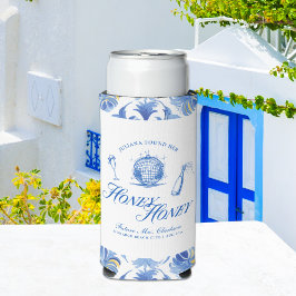 Ze vond haar Honey Blue Griekenland Bachelorette Seltzer Blikjeskoeler