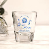 Ze vond haar Honey Blue Griekenland Bachelorette Shot Glas