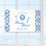 Ze vond haar Honey Blue Griekenland Bachelorette Spandoek<br><div class="desc">Het "She Found Her Honey Bachelorette" collectie straalt plezier en feest uit met een chique, disco-geïnspireerde sfeer. De suite beschikt over een sprankelende discobal, een champagnefles en illustraties van fluitglas, waardoor de scène wordt gezet voor een glamoureus avondje uit. Omlijst door een speelse patterende rand, nodigt dit collectie gasten uit...</div>