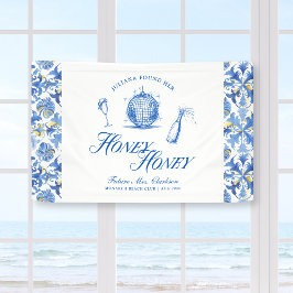 Ze vond haar Honey Blue Griekenland Bachelorette Spandoek