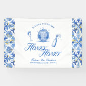 Ze vond haar Honey Blue Griekenland Bachelorette Spandoek (Horizontaal)