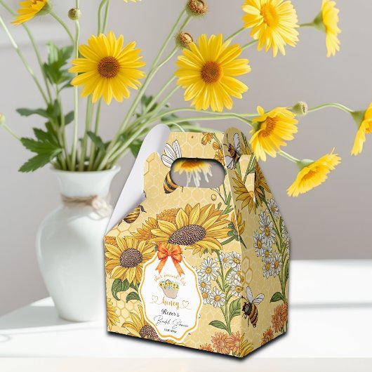 Ze vond haar Honey Bruidsfeest   Bedankdoosjes