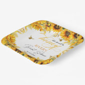 Ze vond haar Honey Bruidsfeest Papieren Bordje (Gebogen)