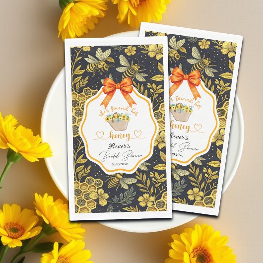 Ze vond haar Honey Bruidsfeest   Servet