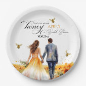 Ze vond haar Honey Bruidsmeisjesfeestje   Papieren Bordje (Voorkant)