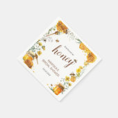 Ze vond haar Honey Bruiloftsfeest Servet (Hoek)