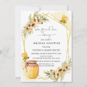 Ze vond haar Honey Floral Bee Vrijgezellenfeest Kaart (Voorkant)