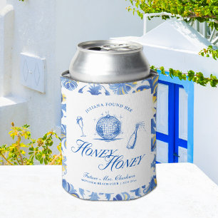 Ze vond haar Honey Honey Blue Griekenland vrijgeze Blikjeskoeler