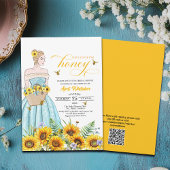 Ze vond haar Honey QR Code Vrijgezellenfeest Kaart