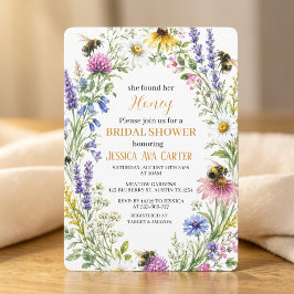 Ze vond haar Honey Wildflower Bruidsdouche  Kaart